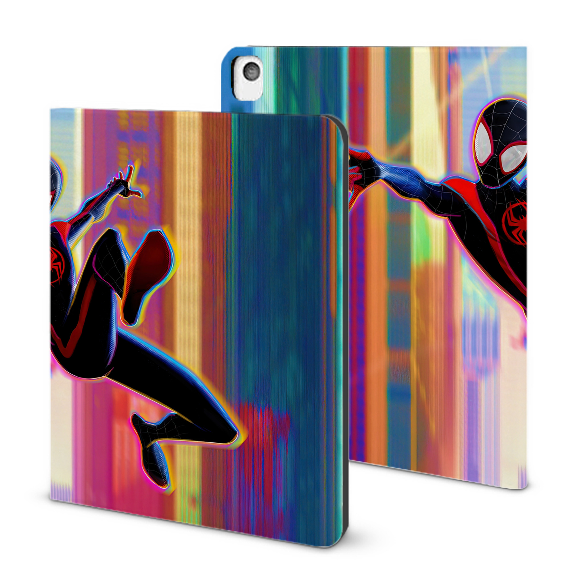 （画像用） Spider Man スパイダーマン IPadケース ペンホルダー付き ブックスタイルデザイン